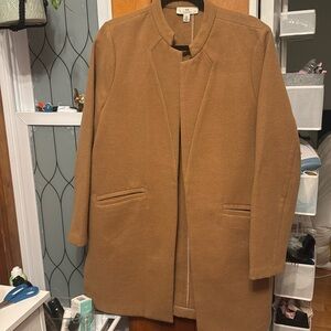 Cozy halston blazer in size L. Camel colored, great condition
